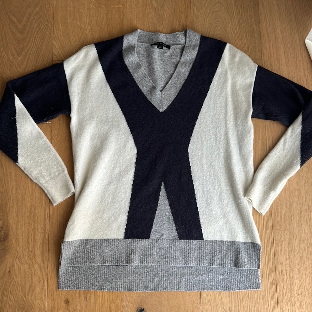 Ann Taylor Color block sweater